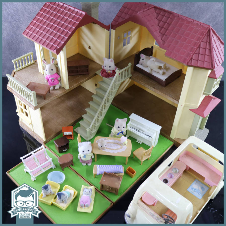 Massive Sulvanian Family Doll House, Ice Cream Truck and Figurine Collection!!!