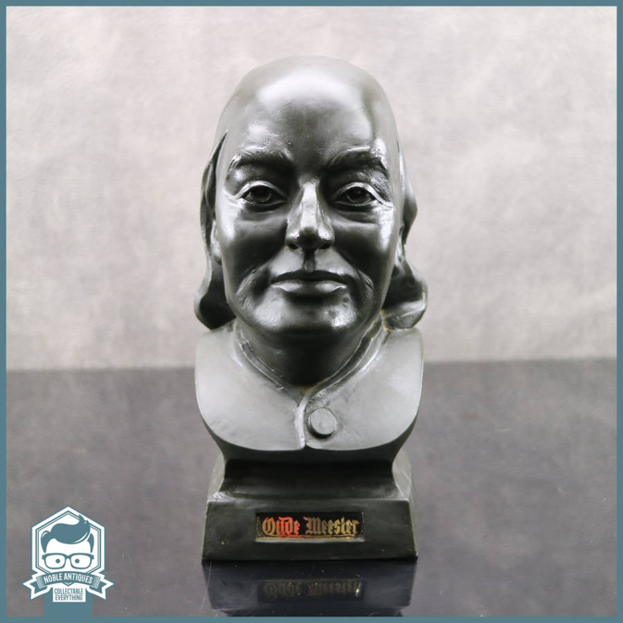 Large Cast Rubber Oude Meester Advertising Bust!!!