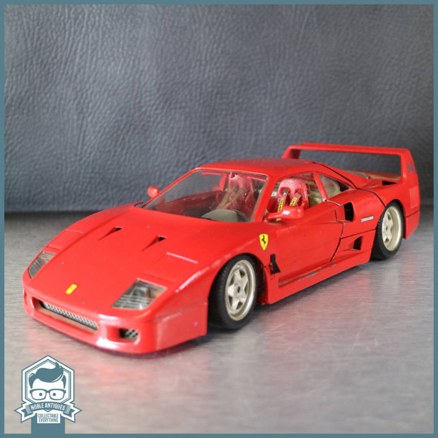 Highly Detailed 1987 Die Cast Metal Bburago Ferrari F40 Scale 1:18!!!
