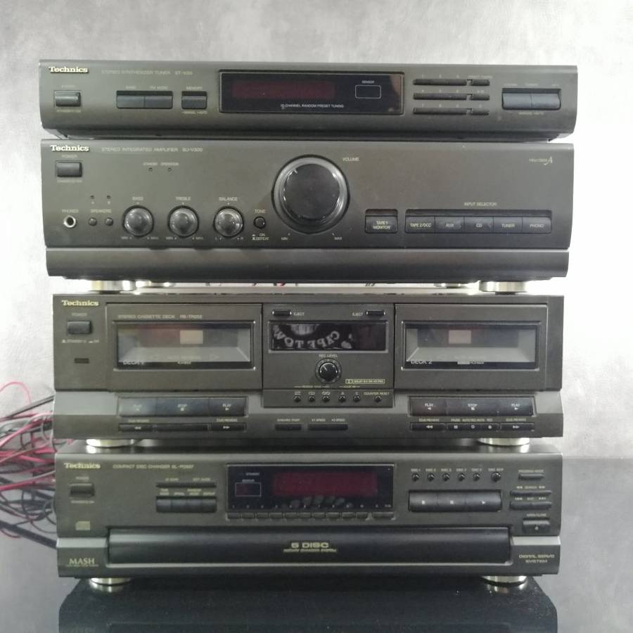 LARGE Original Working Technics Hi-Fi System!!! Very Good Condition!!!