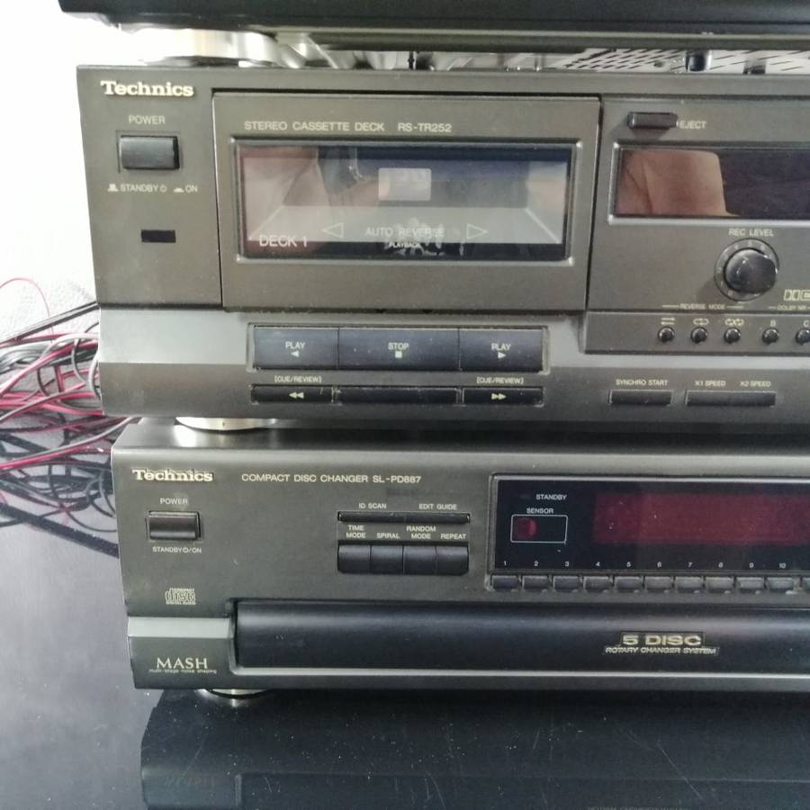 LARGE Original Working Technics Hi-Fi System!!! Very Good Condition!!!