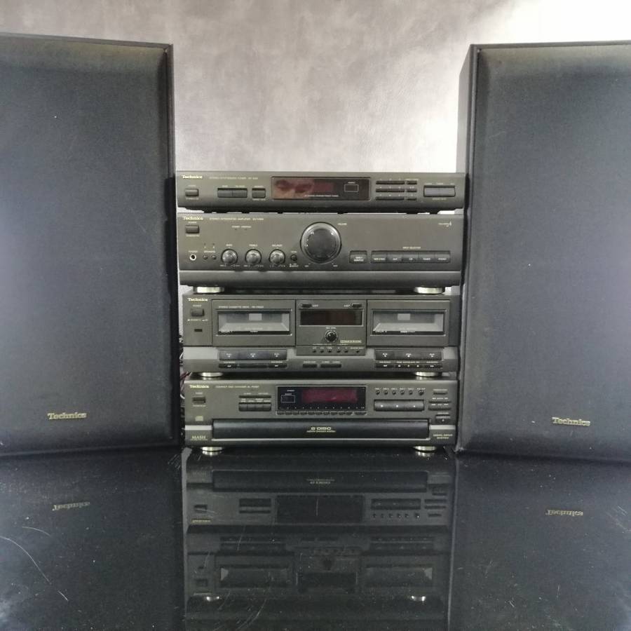 LARGE Original Working Technics Hi-Fi System!!! Very Good Condition!!!