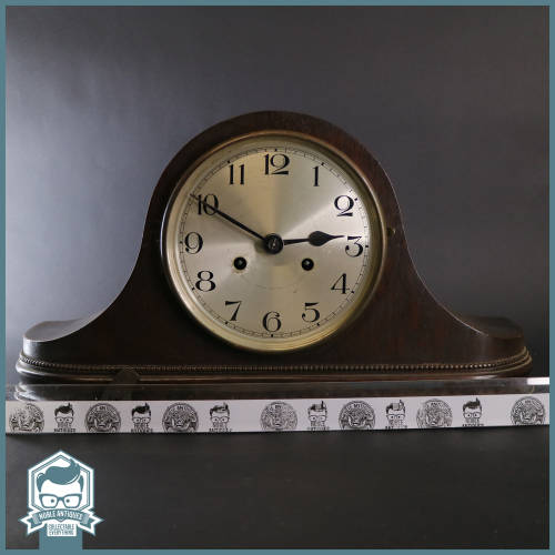 Working Vintage German Kienzle Mantel Clock, Key and Pendulum!!! (No Glass)