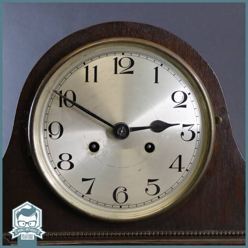 Working Vintage German Kienzle Mantel Clock, Key and Pendulum!!! (No Glass)