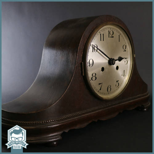 Working Vintage German Kienzle Mantel Clock, Key and Pendulum!!! (No Glass)