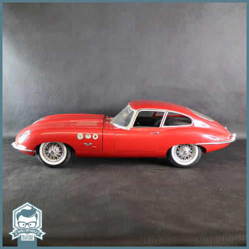 SUPER RARE!!! Large 600mm 1964 Monogram Jaguar E-Type Die Cast Hard Plastic Model!!! Scale 1:8!!!