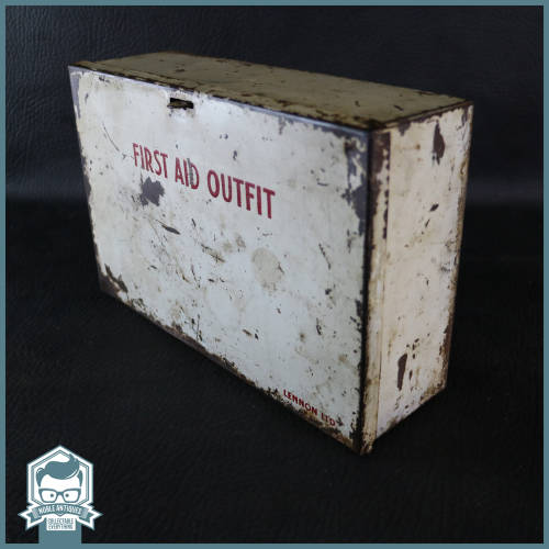 Original Vintage Lennon Ltd. First Aid Outfit Pressed Metal Box!!!