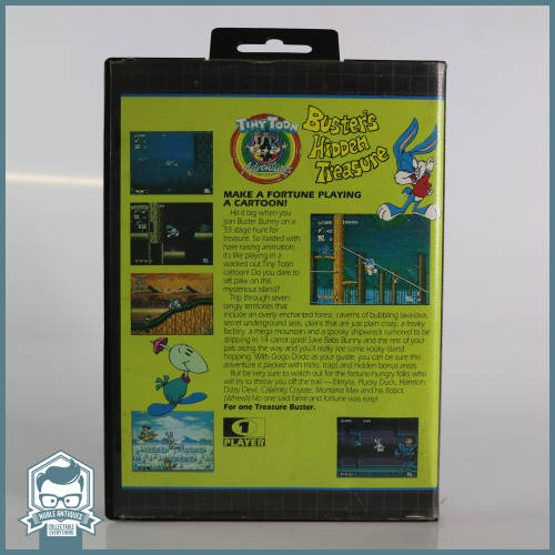 Vintage Sega Tiny Toons Adventures 16 Bit Cartridge!!!