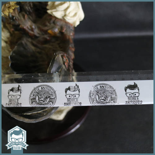 MASSIVE American Bald Eagles In Flight On Wood Plinth Statue - The Juliana Collection!!! 700mm Tall!