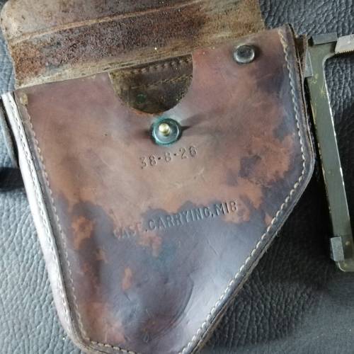 RARE!!! WWII 1943 MILITARY GUNNERS QUADRANT With Leather Carry Case!!!