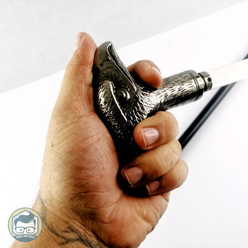 Detailed Metal Eagle Head Handle With Retractable Sword Walking Stick!!! Like New!!!