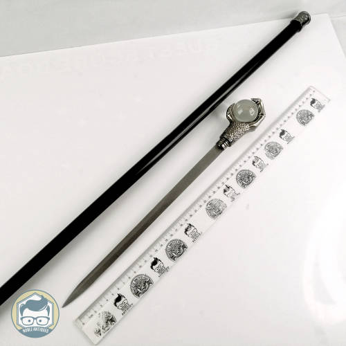 Detailed Metal Eagle Claw and Glass Ball Handle With Retractable Sword Walking Stick!!! Like New!!!