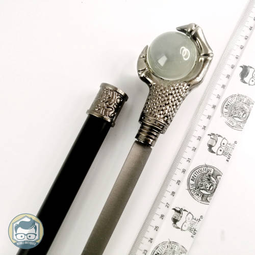 Detailed Metal Eagle Claw and Glass Ball Handle With Retractable Sword Walking Stick!!! Like New!!!