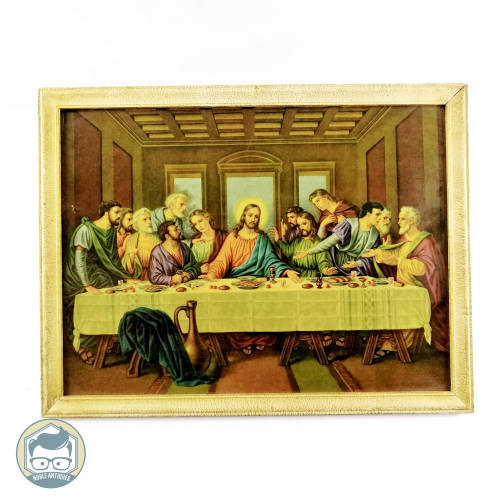 Vintage Framed Last Supper Print 430mm