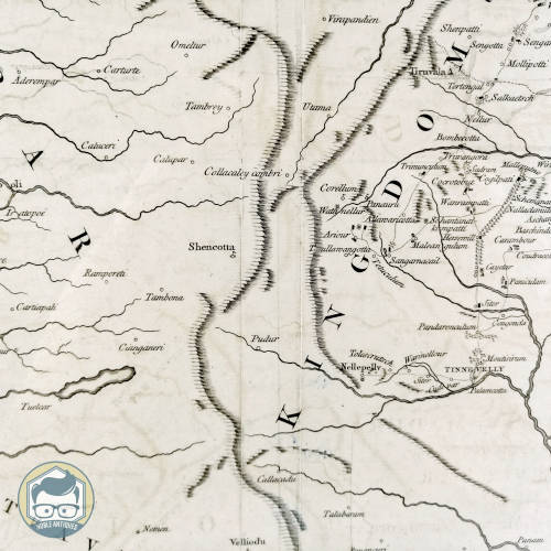 Antique Framed Kingdom of Madura Map - By Thomas Jefferys Circa 1700`s!!!