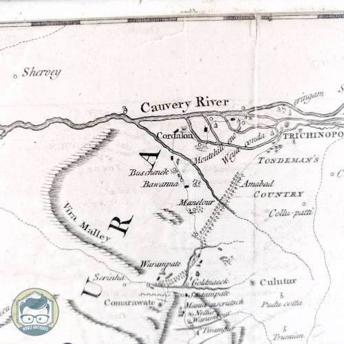 Antique Framed Kingdom of Madura Map - By Thomas Jefferys Circa 1700`s!!!