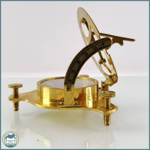 Original Solid Brass Sundial and Compass!!!