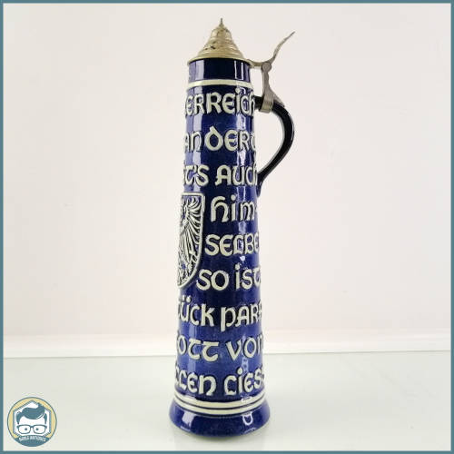 Large Vintage 1979 German Beer Stein, Excellent Condition!!! 310mm Tall!!!