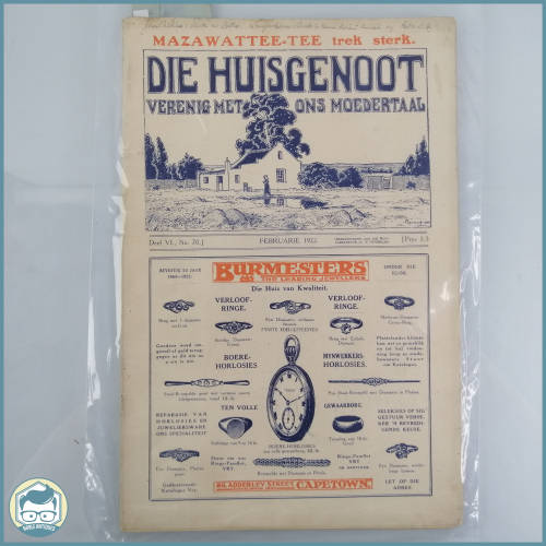 Huisgenoot Februarie 1922 !!!