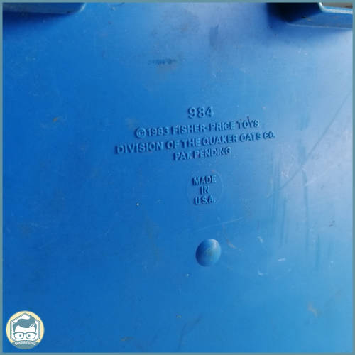 Large Original Vintage 1980`s Fisher Price Fuel Pump, Working Dial and Pressure Pump!!!