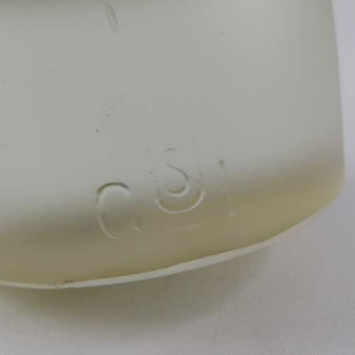 Spectacular!!! Original 1930`s Leerdam Holland Madonna Frosted Glass Statue!!!