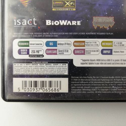 Original 2008 Mass Effect!!! PC