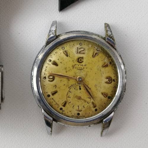 Vintage Mens Watch Parts Collection, Not Tested!!!
