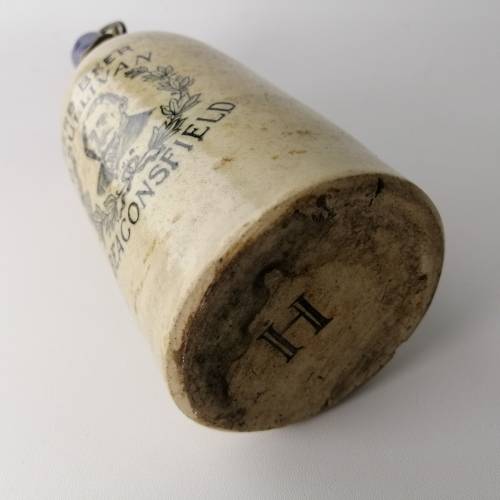 Large Original Glazed P. Sullivan Beaconsfield Herb Beer Stoneware Bottle!!!