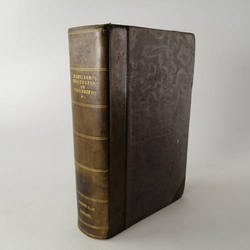 Foil on Leather Covered 1853 Discussions On Philosophy and Literature!!!