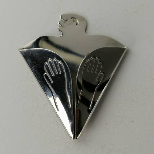 Original Carrol Boyes Functional Art Kitchen Towel Holder - Woman!!!