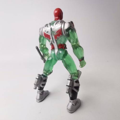 Original 1997 Shark Strap Spider Man Web Splashers Action Figure!!! 130mm Tall