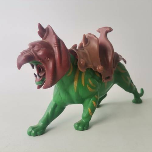 Original Vintage 1981 Mattel Masters of the Universe Green Battle Cat and Armour Figure!!!!!