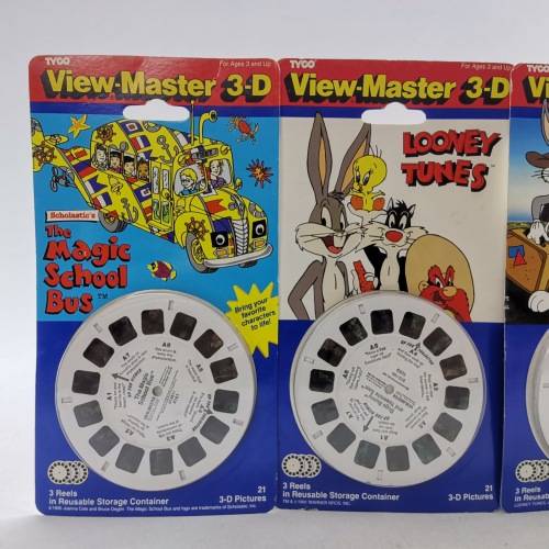 Original  Carded Vintage 1991-1994 TYCO Viewmaster Reels!!! Bid for All!!!
