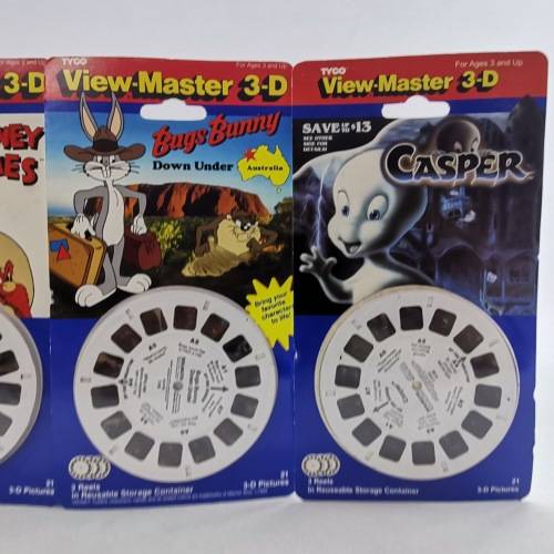 Original  Carded Vintage 1991-1994 TYCO Viewmaster Reels!!! Bid for All!!!