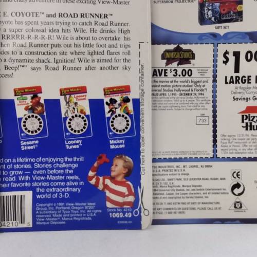 Original  Carded Vintage 1991-1994 TYCO Viewmaster Reels!!! Bid for All!!!