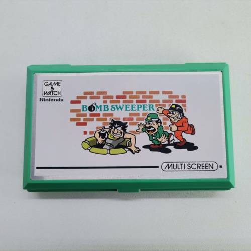 All Original 1987 Nintendo Bomb Sweeper Game And Watch Multi Screen!!! Working!!!