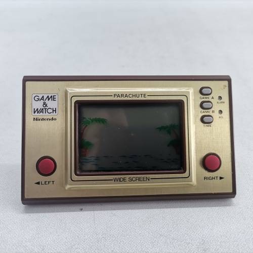 All Original 1981 Nintendo Parachute Game And Watch Wide Screen!!! Working!!!