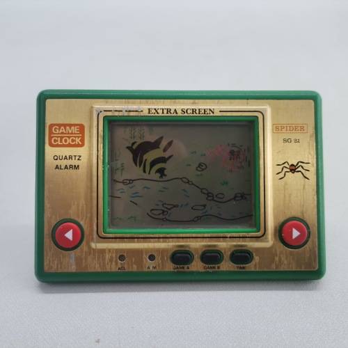 All Original 1983 Spider Game Clock Extra Screen !!! Working!!!