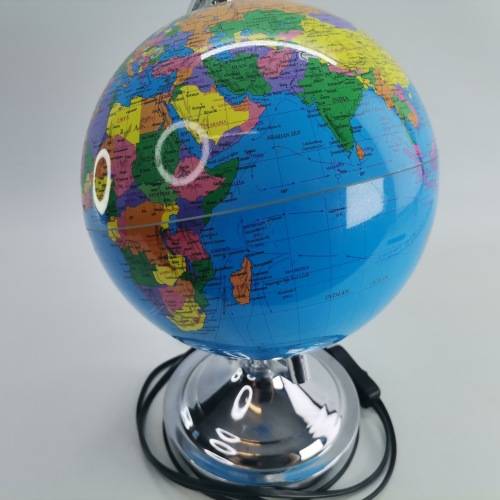 Detailed EARTH GLOBE Globe Lamp!!! Working!!!