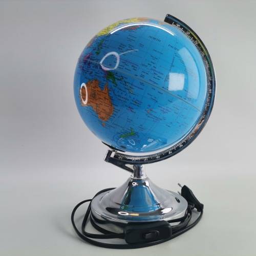 Detailed EARTH GLOBE Globe Lamp!!! Working!!!