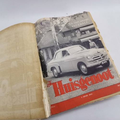 Large Bound 1950`s Huisgenoot Collection!!! July to September 1952!!!