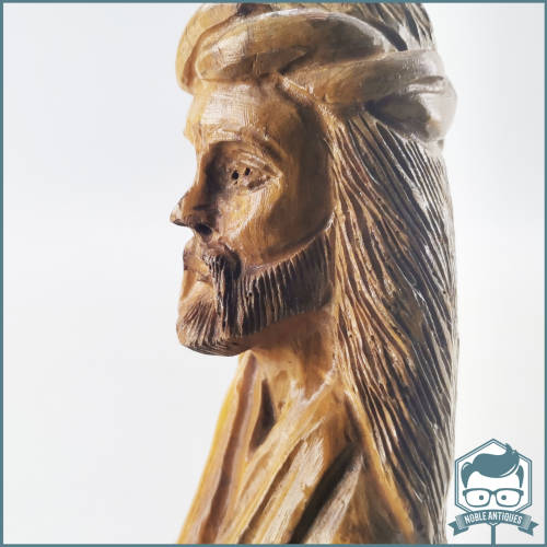 Detailed Hand Crafted Olive Wood Christ Statue!!!