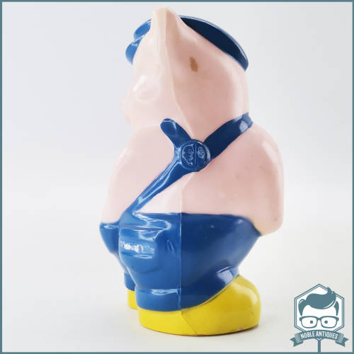 Vintage Hard Plastic Volkskas Denim Save Money Box!!!