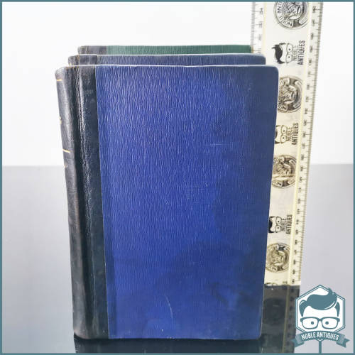 1920-30`s Transvaal Education Department Leather Spine Books - Bid For Three!!!