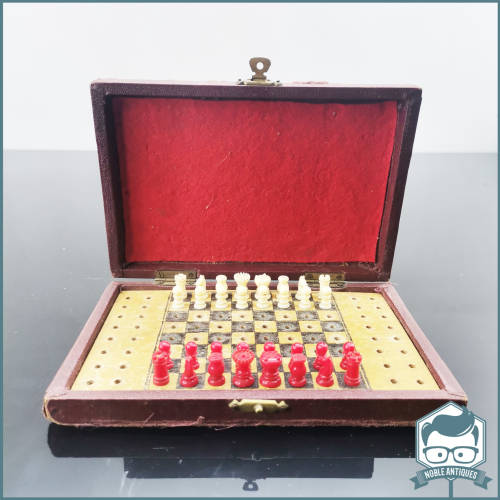 Vintage Chess c1950s-1960s `Ilex Series` Pocket Chess Set!!!