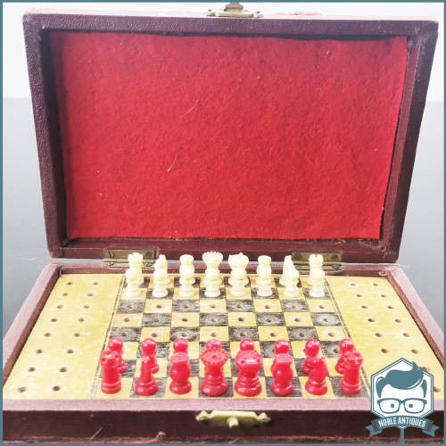 Vintage Chess c1950s-1960s `Ilex Series` Pocket Chess Set!!!