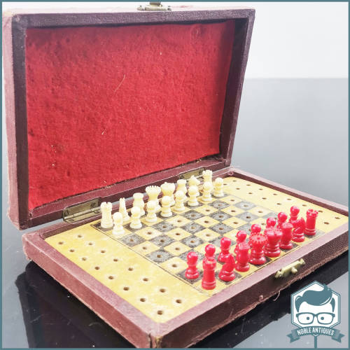 Vintage Chess c1950s-1960s `Ilex Series` Pocket Chess Set!!!