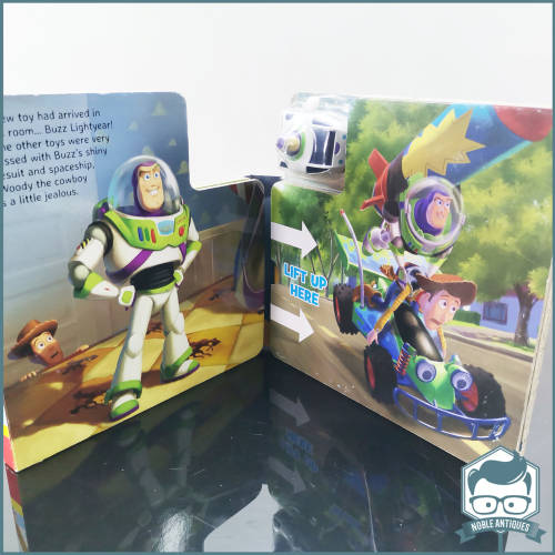 Original Toy Story Wind Up and Go Toy Truck Story Book!!!