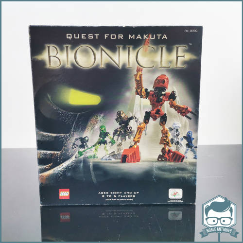 Original Boxed LEGO Bionicle Quest for Makuta Adventure Board Game!!!