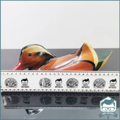 Original Feathers Gallery Handcrafted Wood Manderin Duck 654/2000!!!